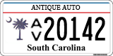South Carolina, Antique Auto (1234,12345)