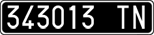 License plate of Italy, Cars (1927 year series)