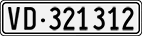 License plate of Switzerland, Cars