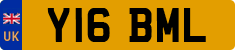 License plate of the United Kingdom, 1983 year system