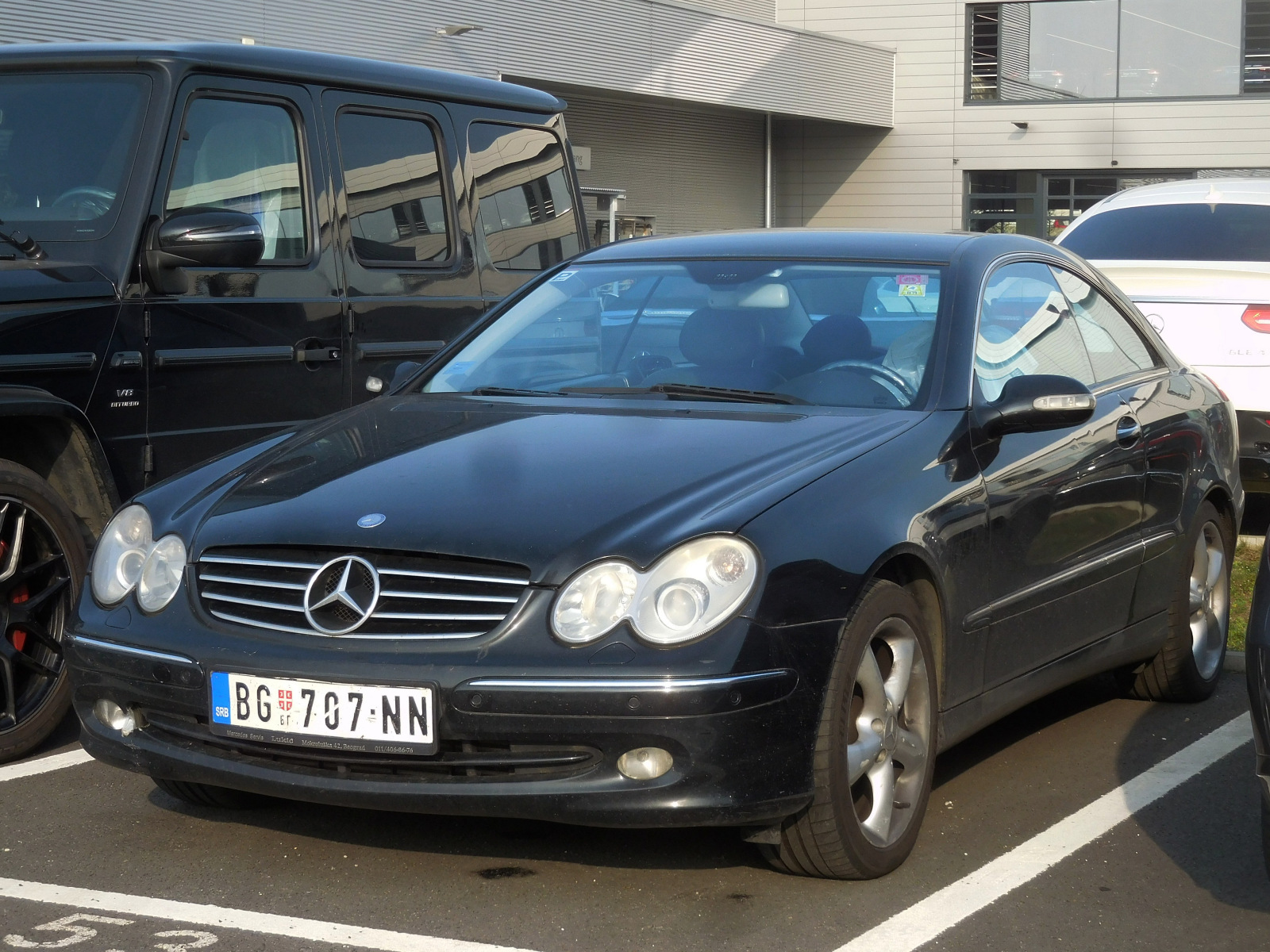 BG 707-NN, Mercedes-Benz CLK-Klasse 2nd gen Сoupé (C209), 2002–2009