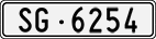 License plate of Switzerland, Cars