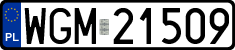 License plates of Poland, Regular car plates