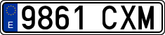 License plates of Spain, Ordinary (2000)