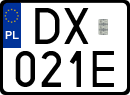 License plates of Poland, Special vehicles and motorcycles