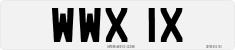 License plate of the United Kingdom, 1963 year system