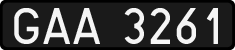 License plates of Poland, 1976 year system
