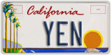 California, Vanity Plates