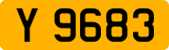 License plate of Luxembourg, 1966 year system