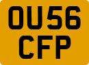 License plate of the United Kingdom, 2001 year system