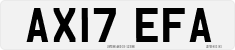 License plate of the United Kingdom, 2001 year system