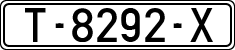 License plates of Spain, 1971 year series