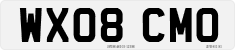 License plate of the United Kingdom, 2001 year system