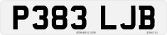 License plate of the United Kingdom, 1983 year system