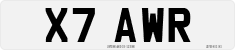 License plate of the United Kingdom, 1983 year system
