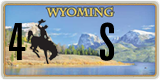 Wyoming, Vanity Plates (1(2) XXXXX)
