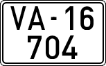 License plates of Spain, 1900 year series