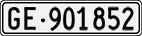 License plate of Switzerland, Cars