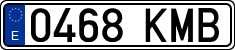 License plates of Spain, Ordinary (2000)