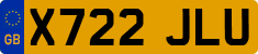 License plate of the United Kingdom, 1983 year system