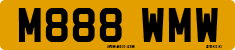 License plate of the United Kingdom, 1983 year system