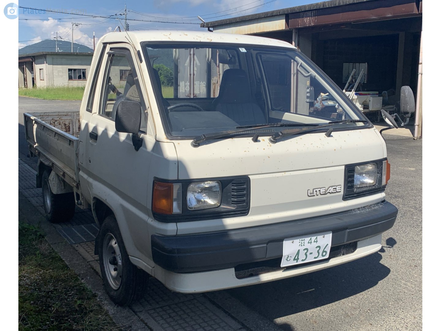 滋 44 む 4336, Toyota LiteAce 3rd gen Truck (M50/M60), 1985­–1999