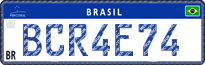 License plate of Brazil, Authorities (Mercosul)