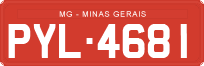 License plate of Brazil, Commercial vehicles (1990)