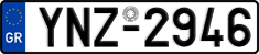 License plate of Greece, Cars