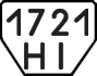 License plate USSR, Trailers (1977)
