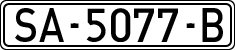 License plates of Spain, 1971 year series