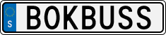 License plate of Sweden, Vanity Plates