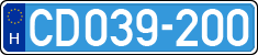 license plates of Hungary, Diplomatic