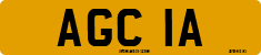 License plate of the United Kingdom, 1963 year system