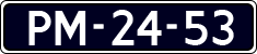 License plate of the Netherlands, Imported oldtimers (cars)