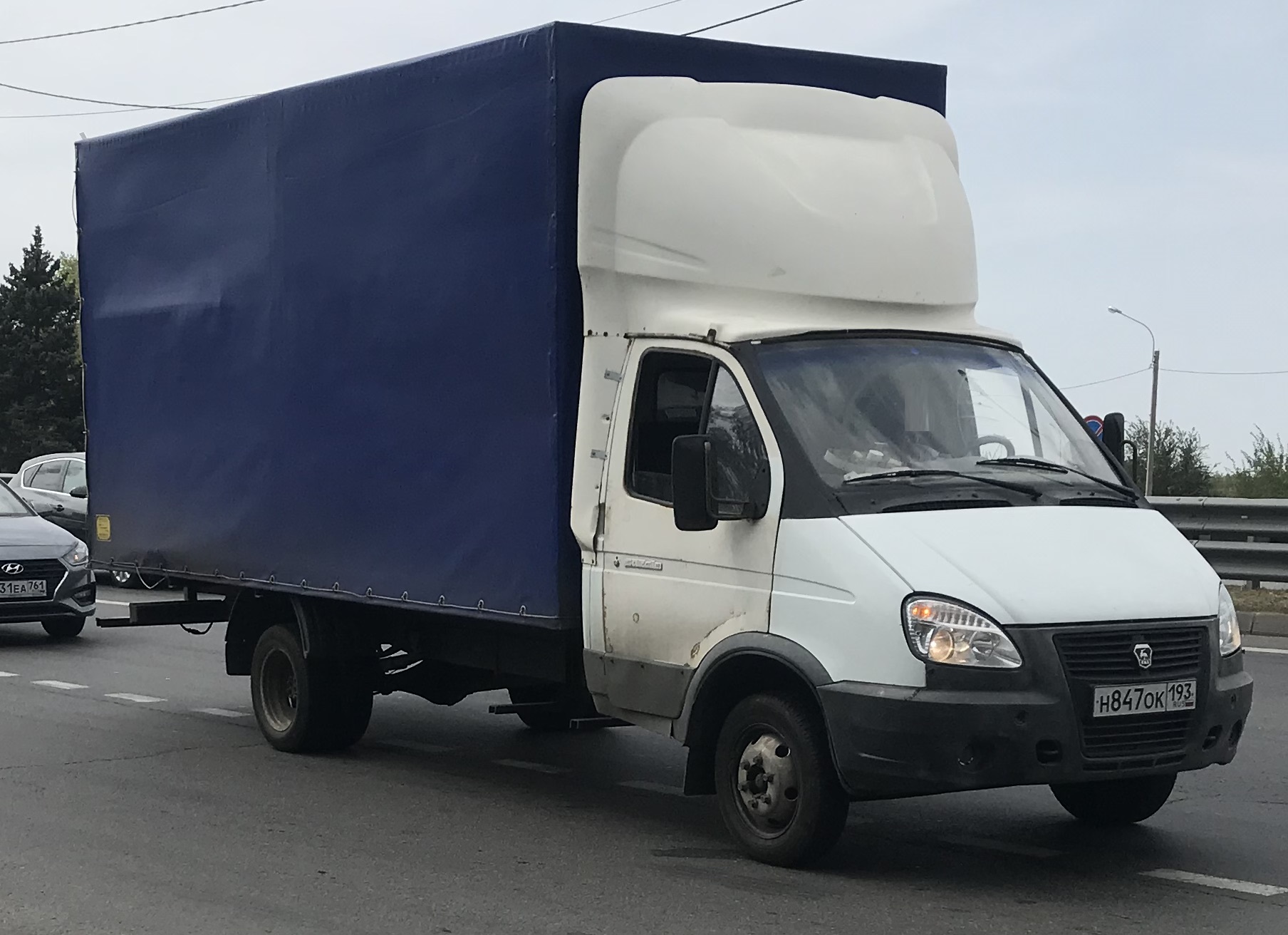 н 847 ок 193, GAZ 3302 ГАЗель 2-3302 Single Cab, facelift, 2003–