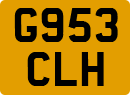 License plate of the United Kingdom, 1983 year system