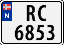 License plate of Norway, Trailers, motorcycles, special vehicles