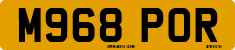 License plate of the United Kingdom, 1983 year system