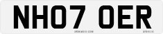 License plate of the United Kingdom, 2001 year system