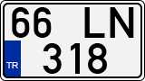 License plate of Turkey, Regular plates