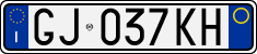 License plate of Italy, Cars (1994 year series)