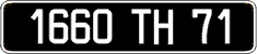 French license plate, FNI
