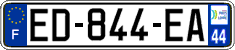 French license plate, SIV (ordinary)