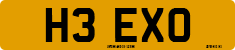 License plate of the United Kingdom, 1983 year system