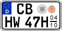 German license plate, Seasonal plates (Oldtimers)