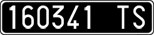 License plate of Italy, Cars (1927 year series)