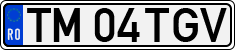 License plate of Romania, Regular plates
