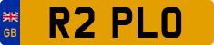License plate of the United Kingdom, 1983 year system