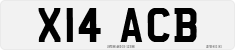 License plate of the United Kingdom, 1983 year system